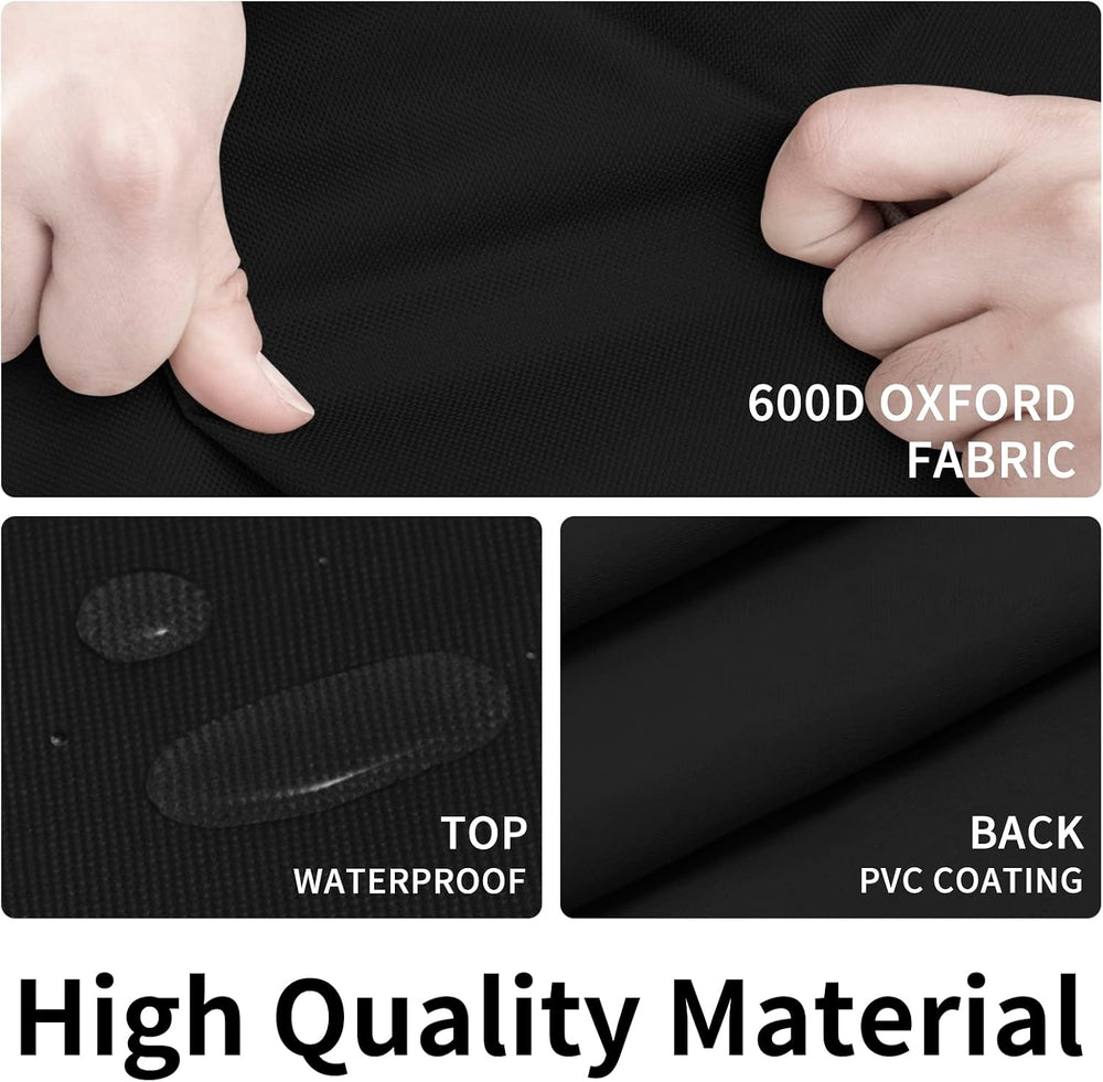 Easy-Going 600D Heavy Duty Patio Furniture Cover, Outdoor Rectangular Table a...