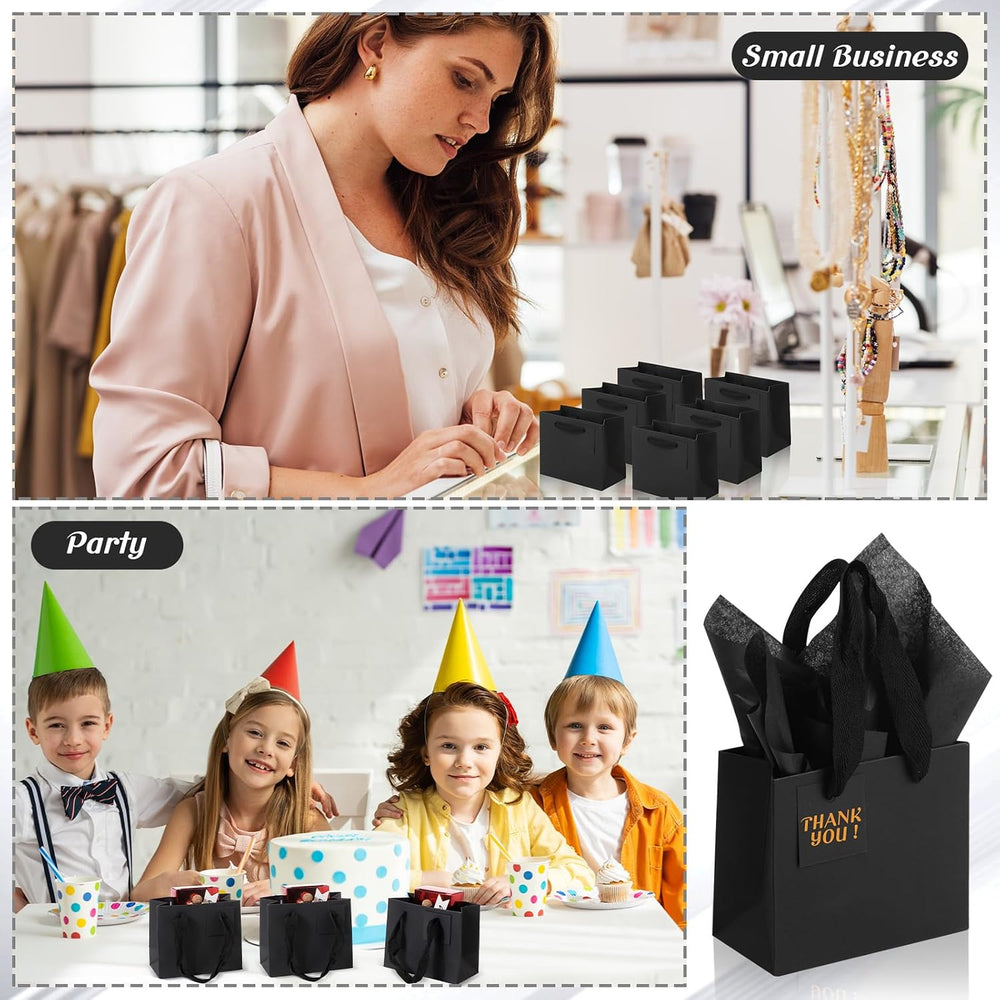 Qilery 50 Pcs Halloween Paper Gift Bag