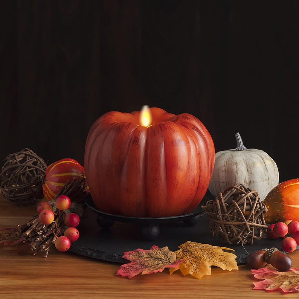 Luminara - Flameless Halloween LED Candle Battery Operated Moving Flame - Ant...