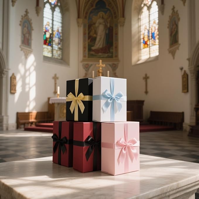Rinrda 5 Pack Large Black Gift Box,13.75"x9"x4.5", Gift Boxes ...