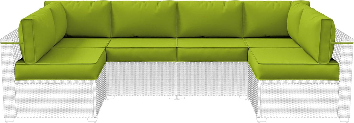 14-piece outdoor cushions for patio furniture,water-resistant sofa cushion, main product view