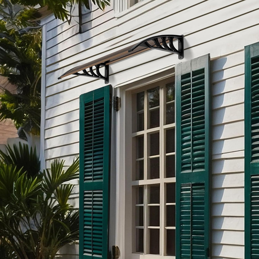 VINGLI Window Awning Door Canopy Exterior, 30" x 40" Awnings for Do...