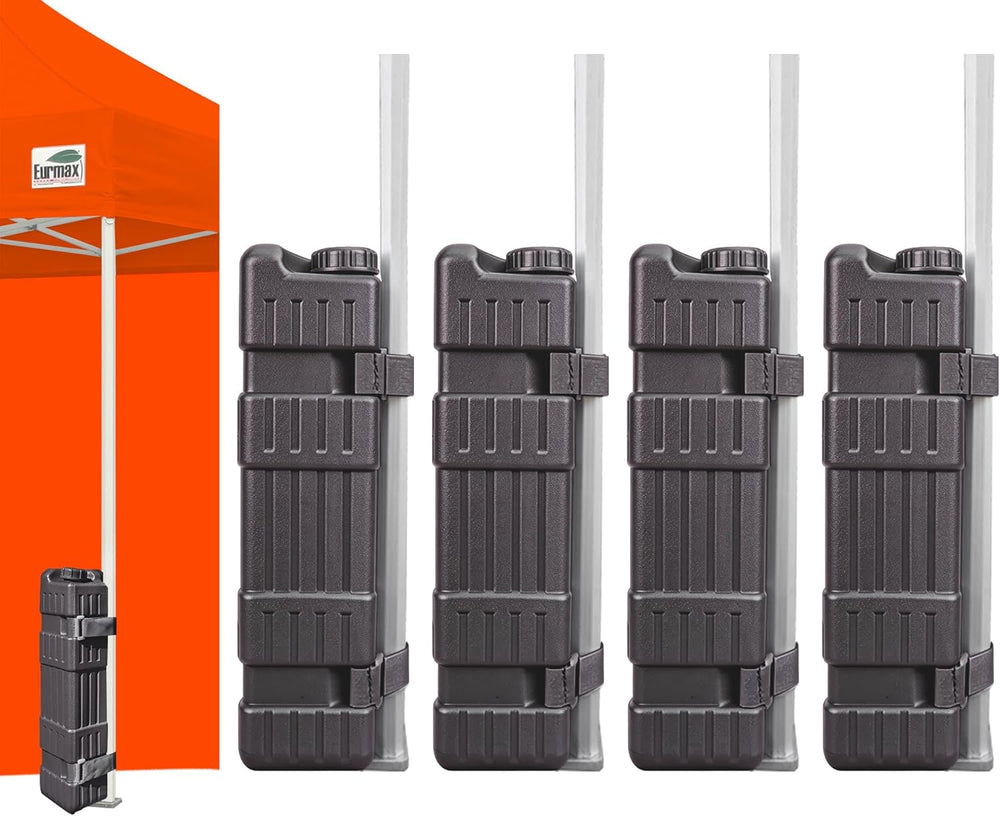Eurmax USA 4-Pack Universal Upgraded Commercial Canopy Weights - Leg Weight B...