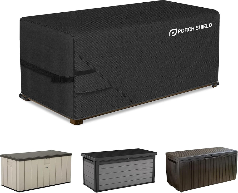Porch Shield Patio Deck Box Storage Cover 60 x 24 x26 inch, Black