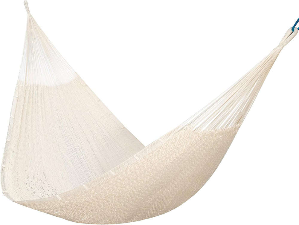 PNAEUT Handwoven Rope Mayan Hammock for Outside, 600 lbs Capacity