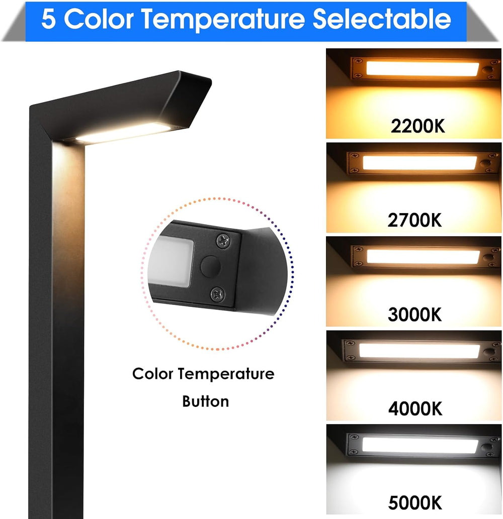 Energetic 5CCT Low Voltage Landscape Lights, 5W 200LM IP65 Waterproof LED Pat...