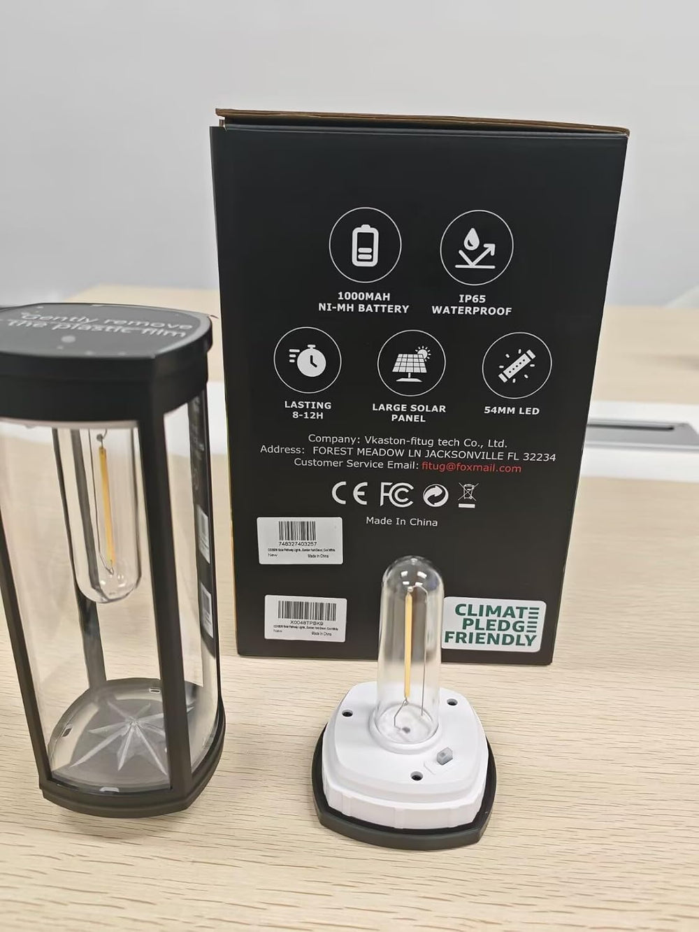 COXSENI Solar Path Lights Outdoor Waterproof 6500K Cool White, 6 Pack