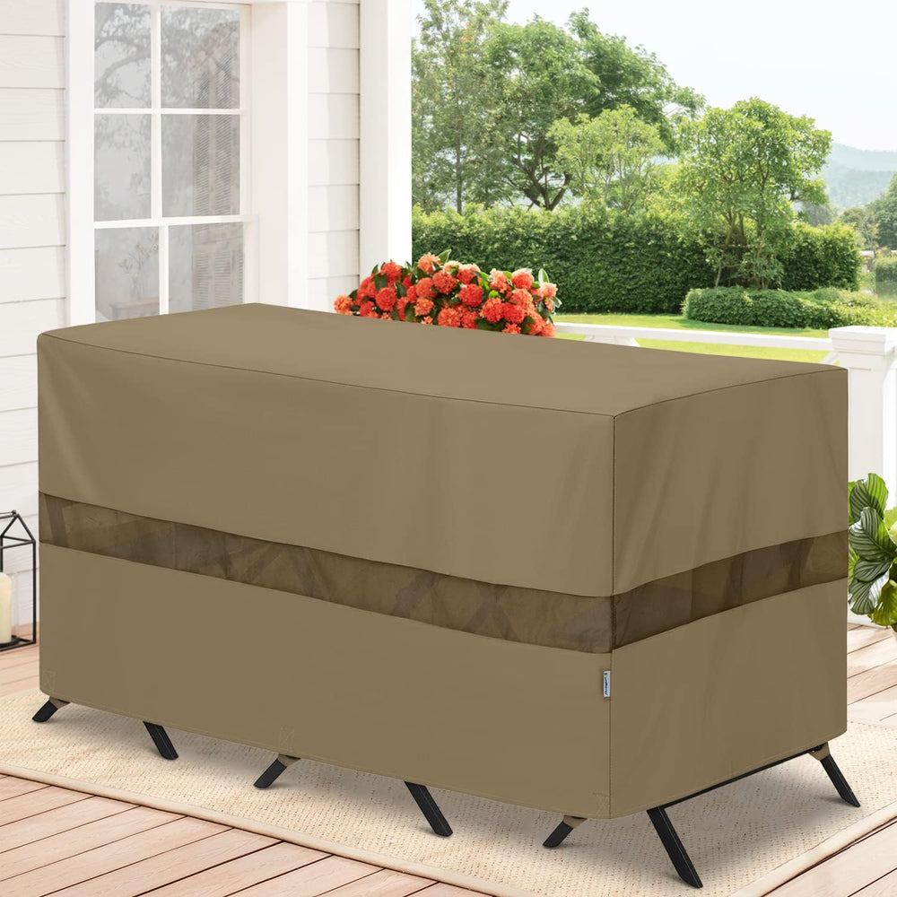 SunPatio Outdoor Bar Set Cover 69 Inch, Heavy Duty Waterproof Bistro Table Co...