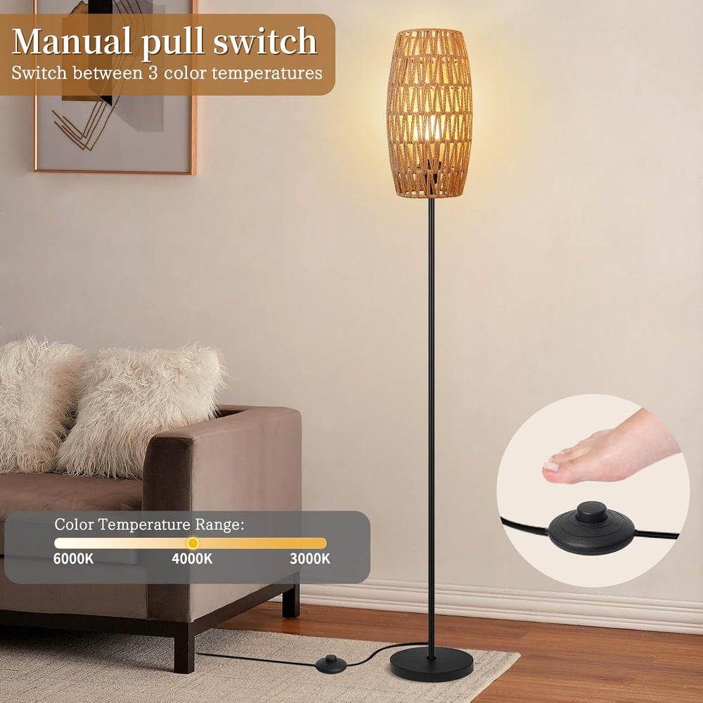 Ruiever Floor Lamp for Living Room,Farmhouse Floor lamp,Modern Standing lamp ...
