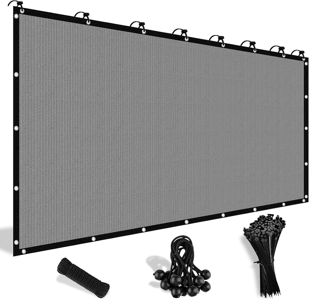 Shade&Beyond Customized Size 90% Sun Shade Cloth with Grommets, 08' X...