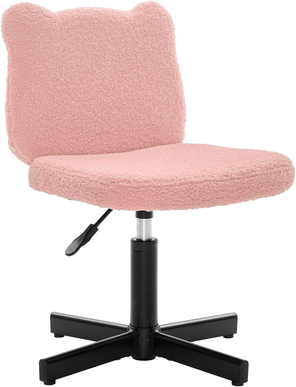 LUE BONA Cute Bear Ear Vanity Chair for Teen Girls - Height Adjustable 13.8&q...