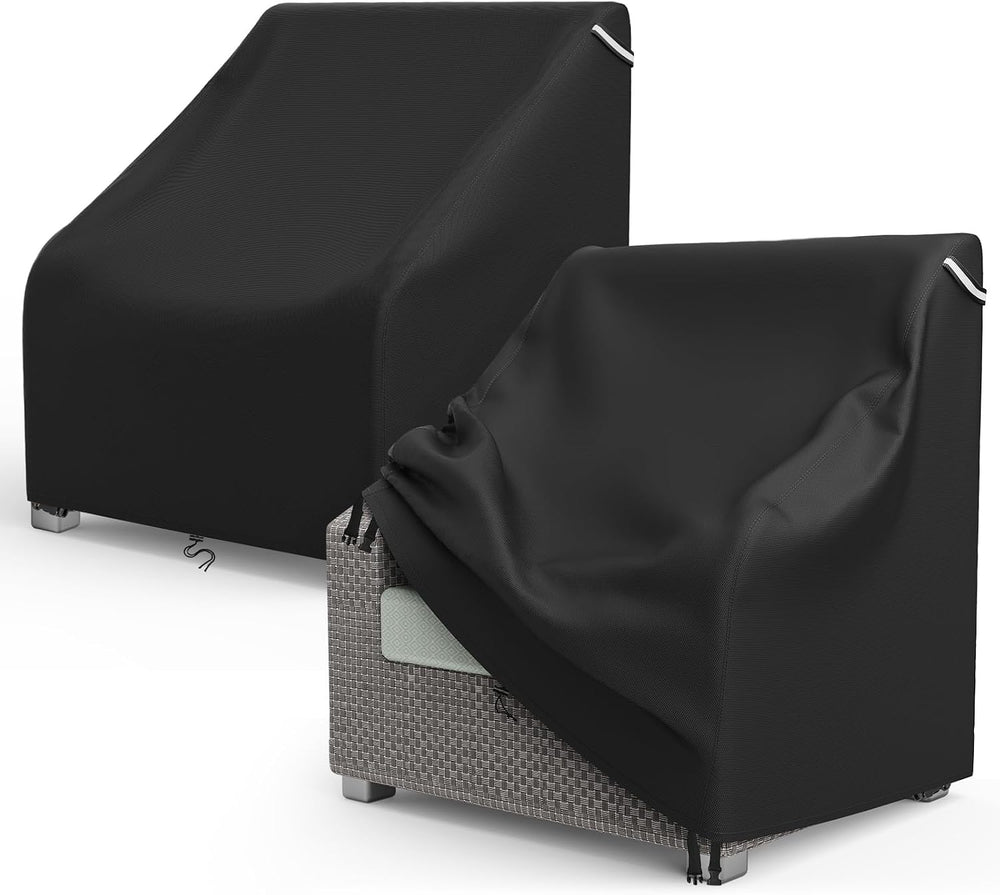AKEfit Patio Chair Covers for Outdoor Furniture Waterproof 2 Pack,Heavy Duty ...