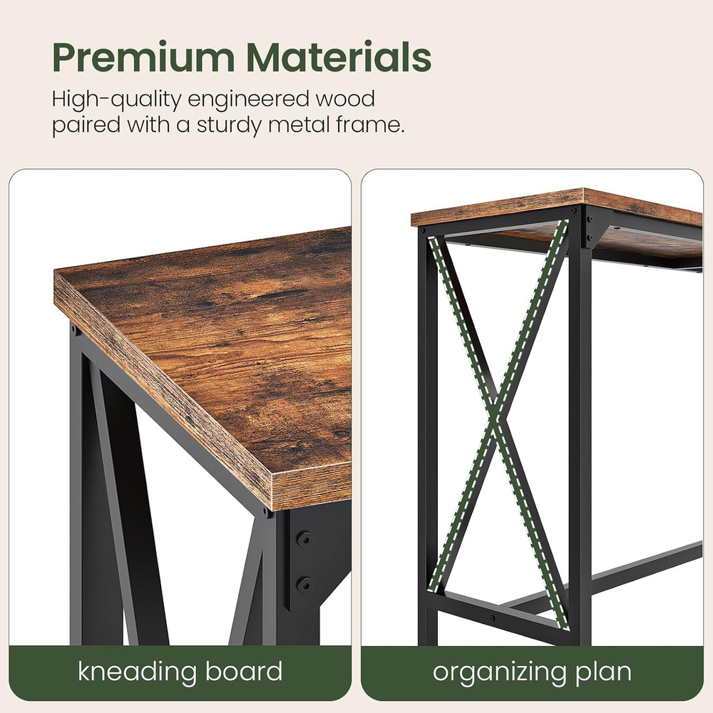 CHOEZON 70.9'' Bar Table, Kitchen Dining Table with Power Outlet and ...