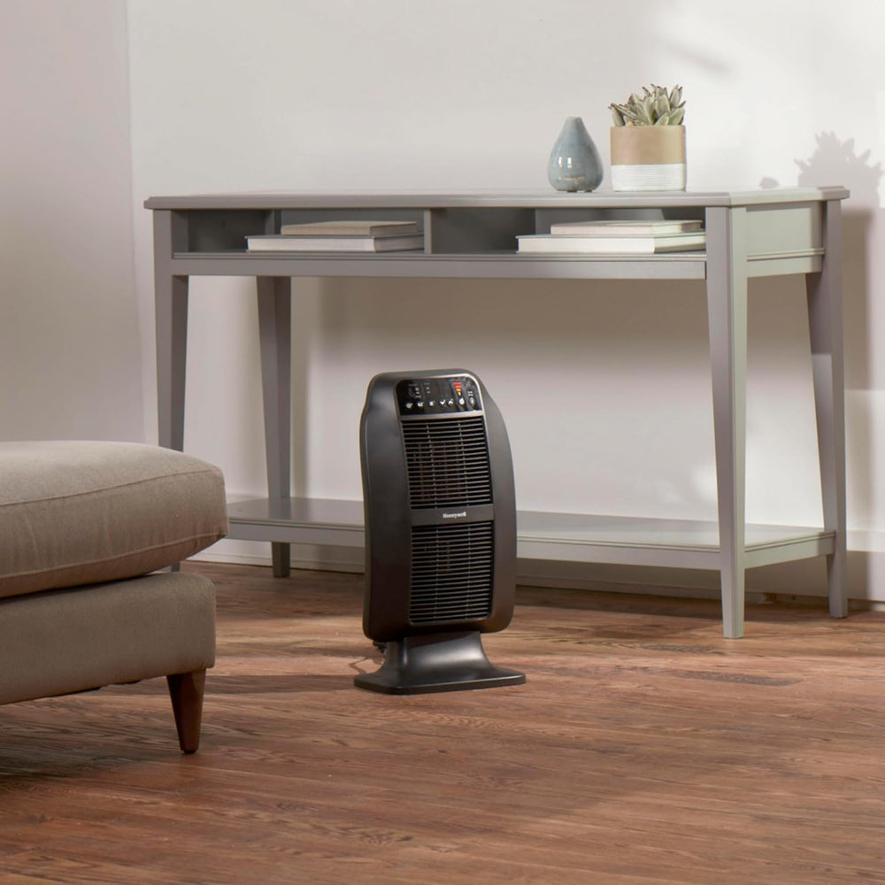 Honeywell HeatGenius Ceramic Heater, Black – Easy to Use Space Heater with Mu...