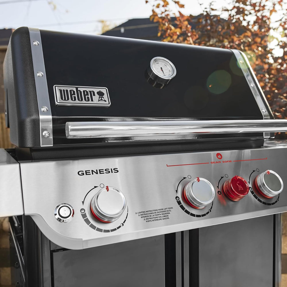Weber® Genesis E-325 Gas Grill for Outdoor Cooking, Natural Gas, Black