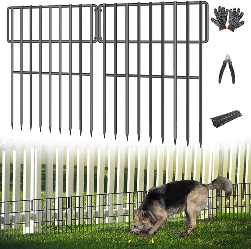 10 panels garden fencing animal barrier, 17in (h), main product view