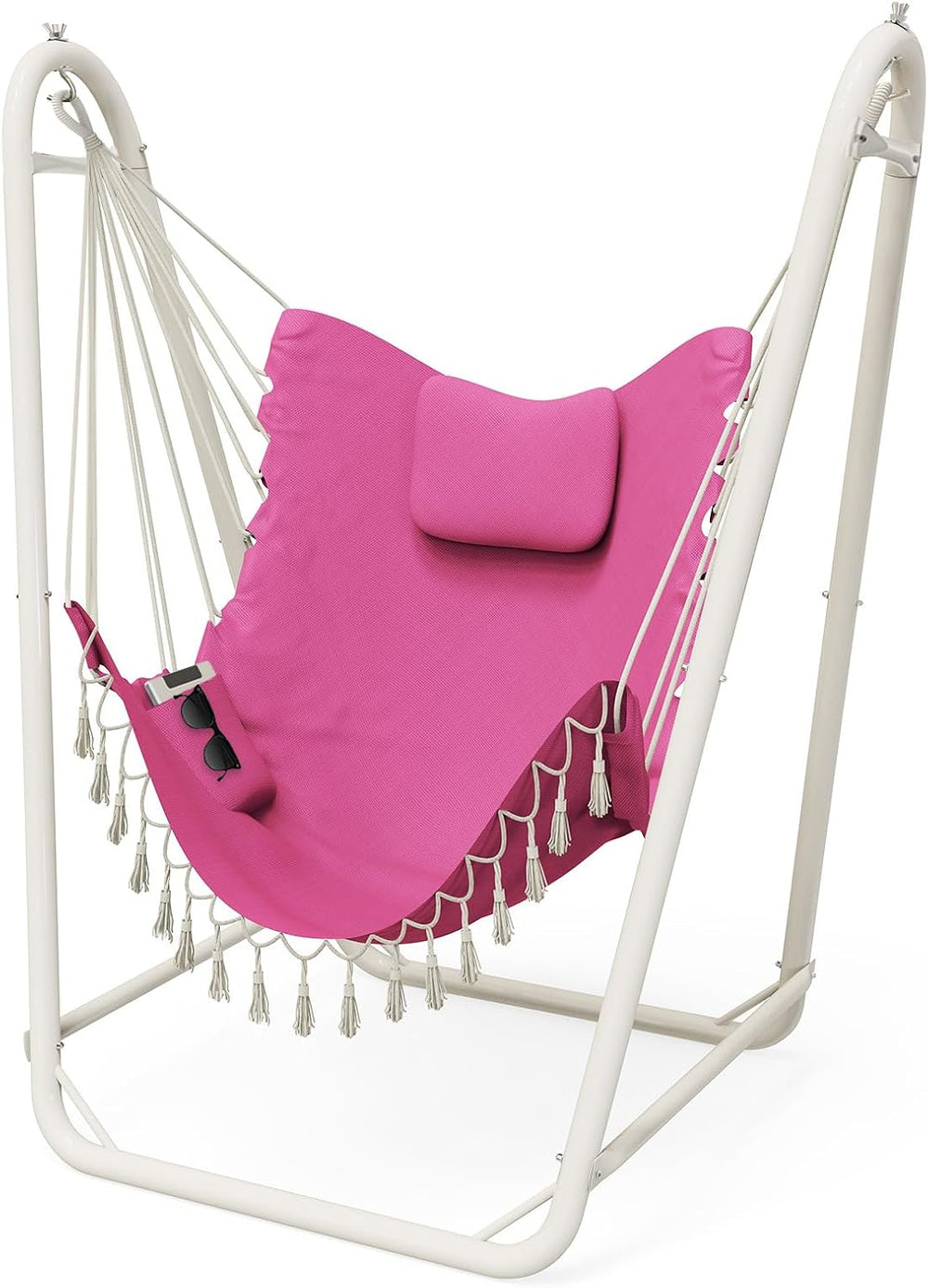 TOREVISIOR Hammock Chair with Stand, 350 lbs Swing Chair for Indoor Outdoor