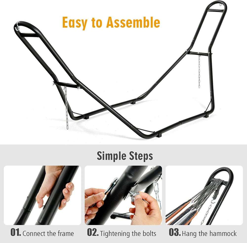 Giantex Universal 2 Person Hammock Stand Only, 450LBS Capacity