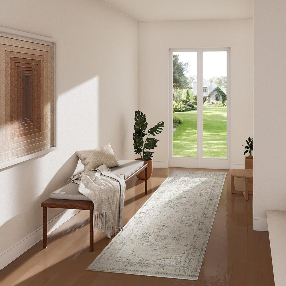 Washable Kitchen Rugs Runners for Hallways: 2'6"x8' Long Carpet ...