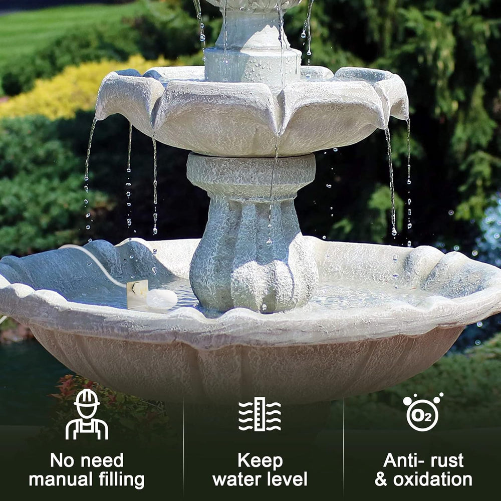 briidea Water Fountain Auto Fill System, Water Leveler Float Valve Kit, 1/4 T...