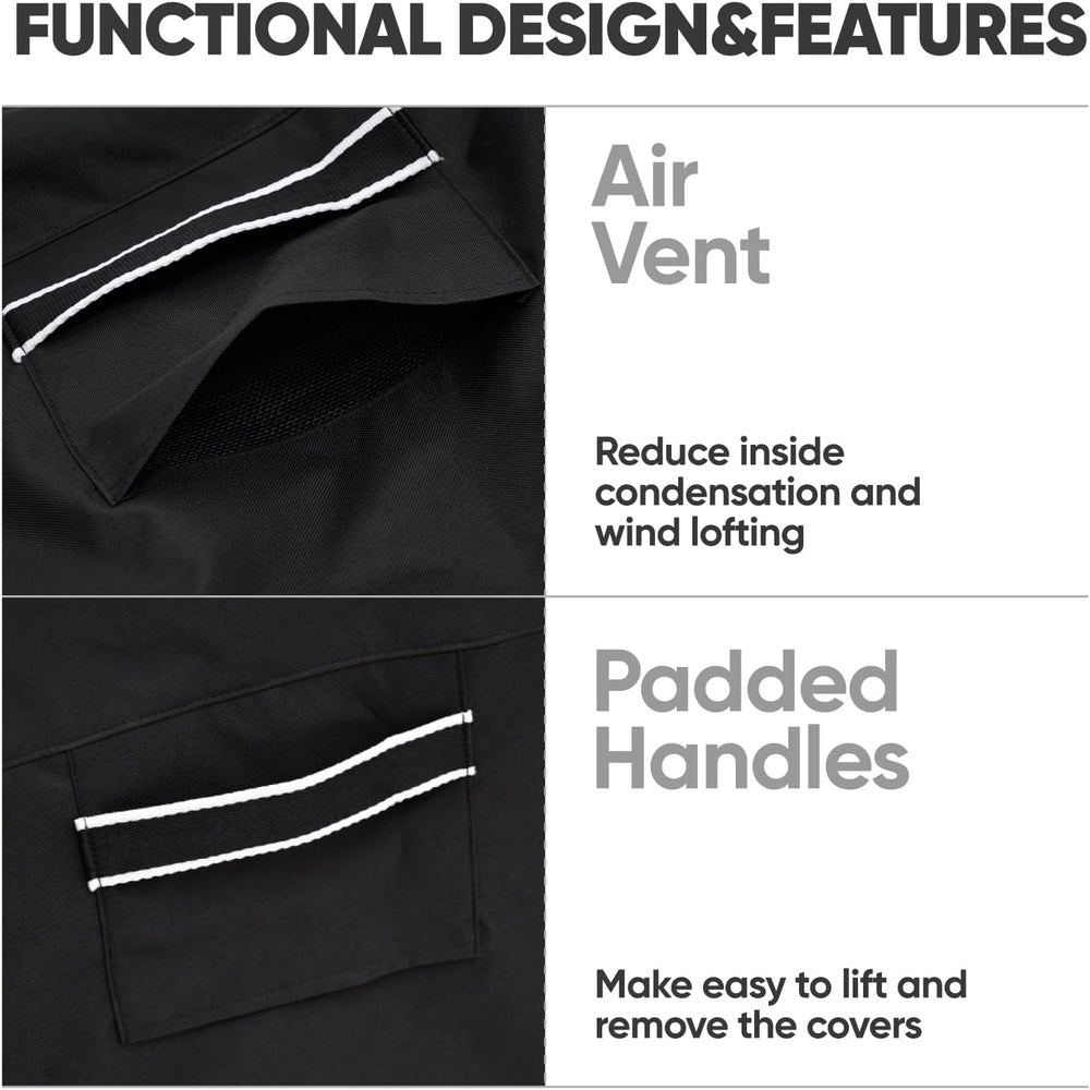 loriano Patio Furniture Covers, 4 Piece Outdoor Furniture Cover Waterproof, P...