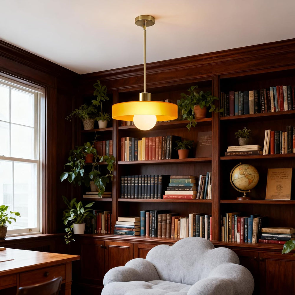 Pendant Lights Kitchen Island: Mid-Century Modern Hanging Light Fixture - Gla...