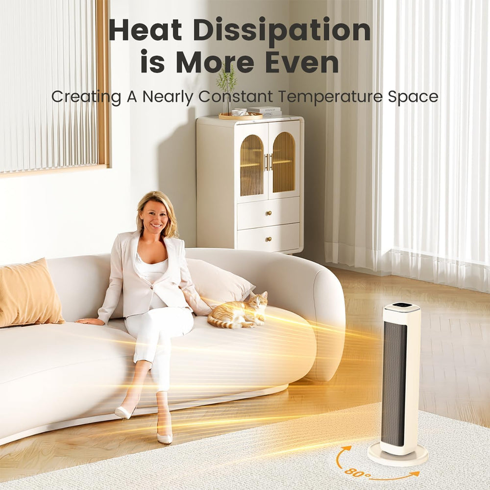 25" Space Heaters For Indoor Use Large Room, Electric Heaters For Indoor...