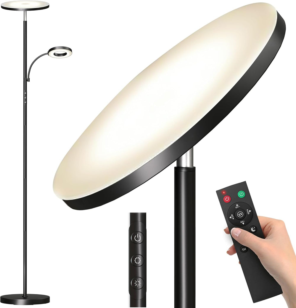 marctronic Floor Lamp, Upgraded 42W 4000LM Super Bright LED Floor Lamp for Li...