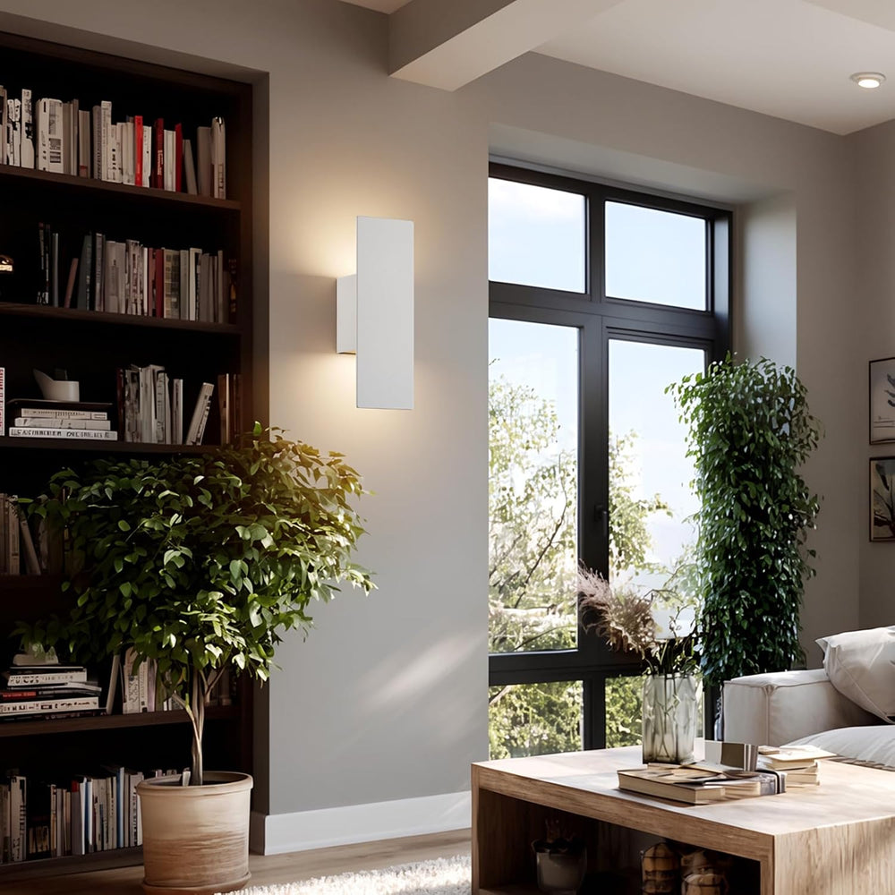 Tipace Hardwired White Wall Sconces,3000K Modern Wall Lights Led Indoor Wall ...