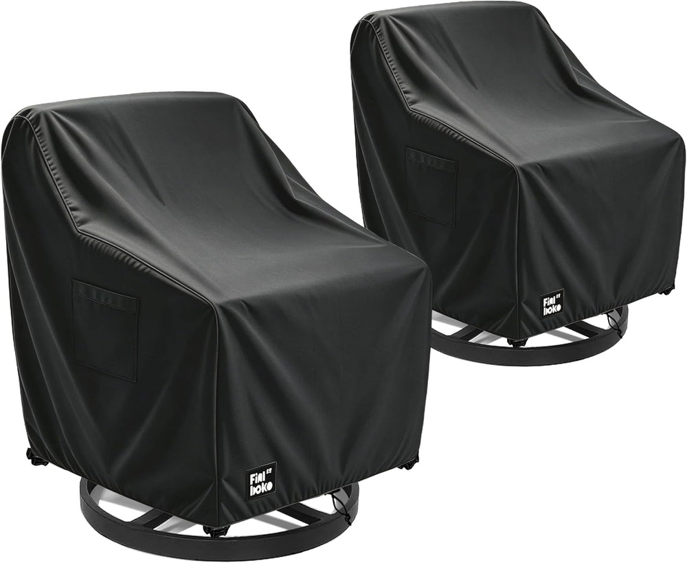 Patio Chair Covers 2 Pack,30Wx34Dx38H inches Outdoor Chair Covers,100% Waterp...
