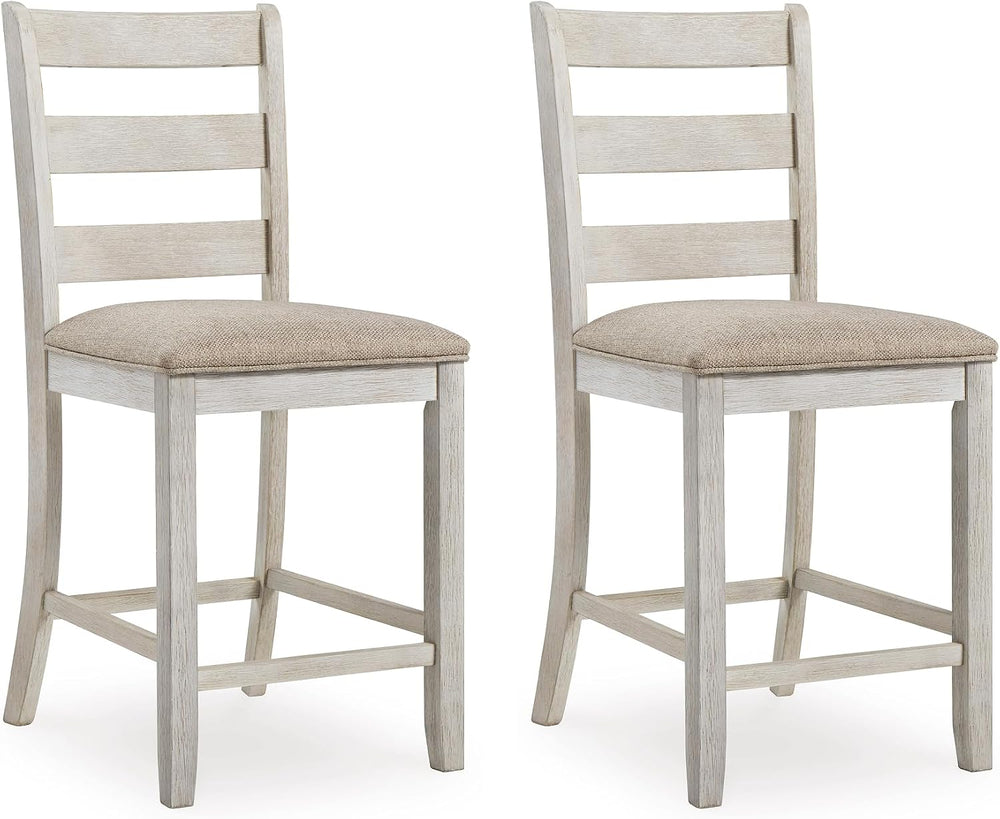 Signature Design by Ashley Counter Height Barstools, Set of 2, Farmhouse