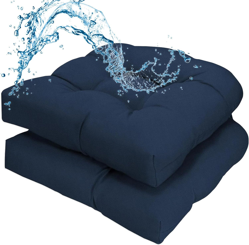 Patio Outdoor Chair Cushions Set of 2 Waterproof 19.5" x 19.5" x5&q...