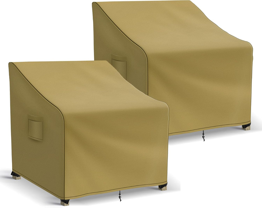 Richwon Adirondack Chair Covers Waterproof, Lawn Outdoor Chair Covers 2 Pack,...