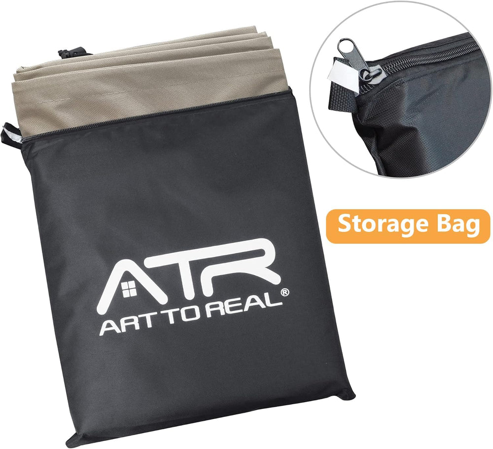 ATR ART TO REAL Outdoor Protective Covers Patio Chair Covers 600D Oxford Fabr...