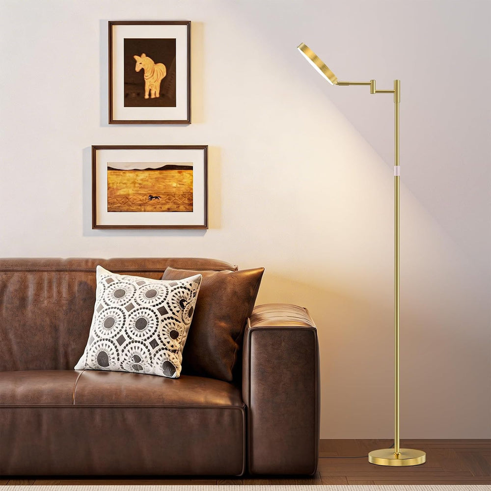 SIBRILLE LED Floor Lamp, 18W Bright Standing Lamp with Remote Control, Adjust...