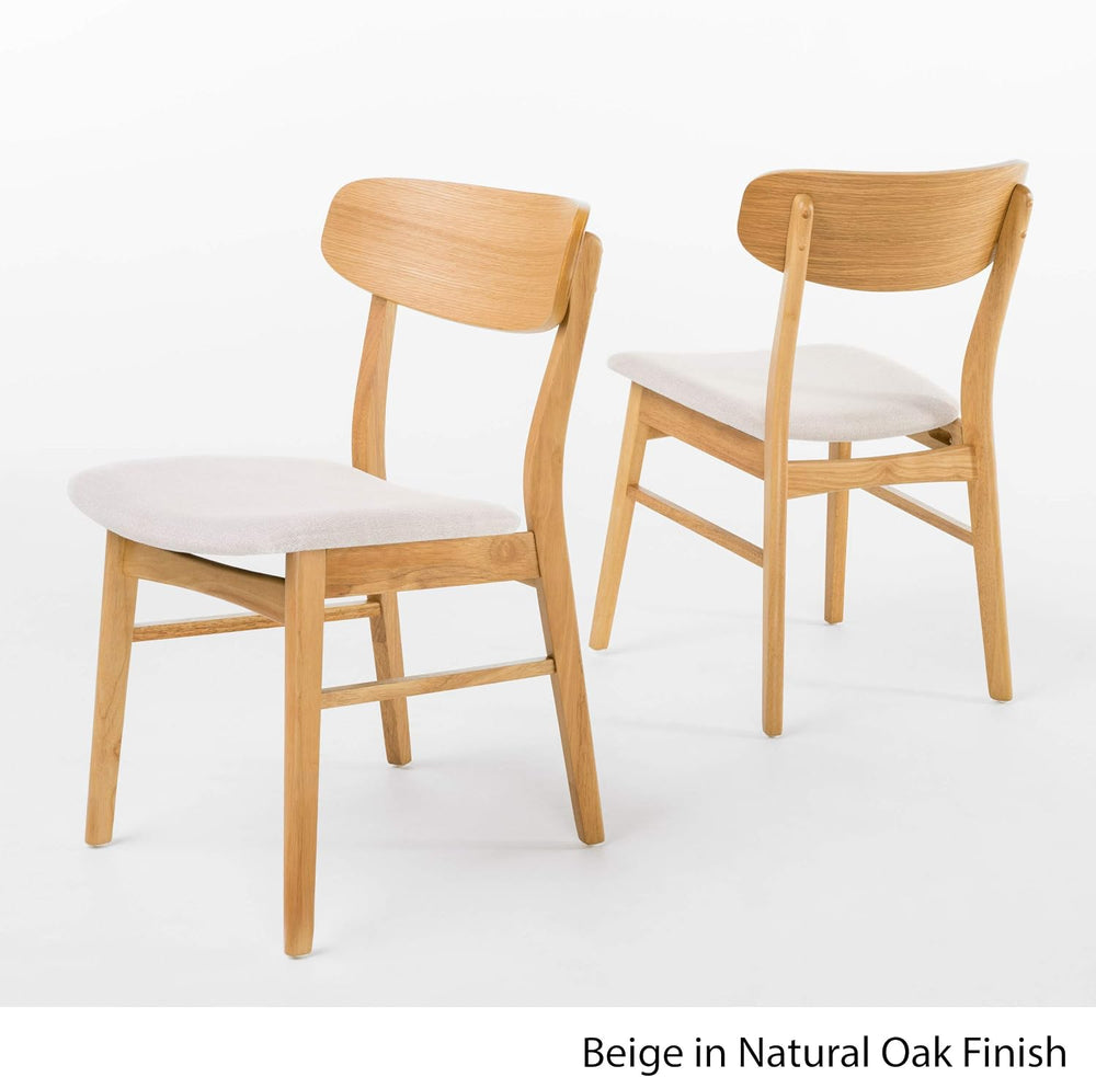 Christopher Knight Home Lucious Curved Leg Rectangular Dining Set, 5-Pcs Set,...