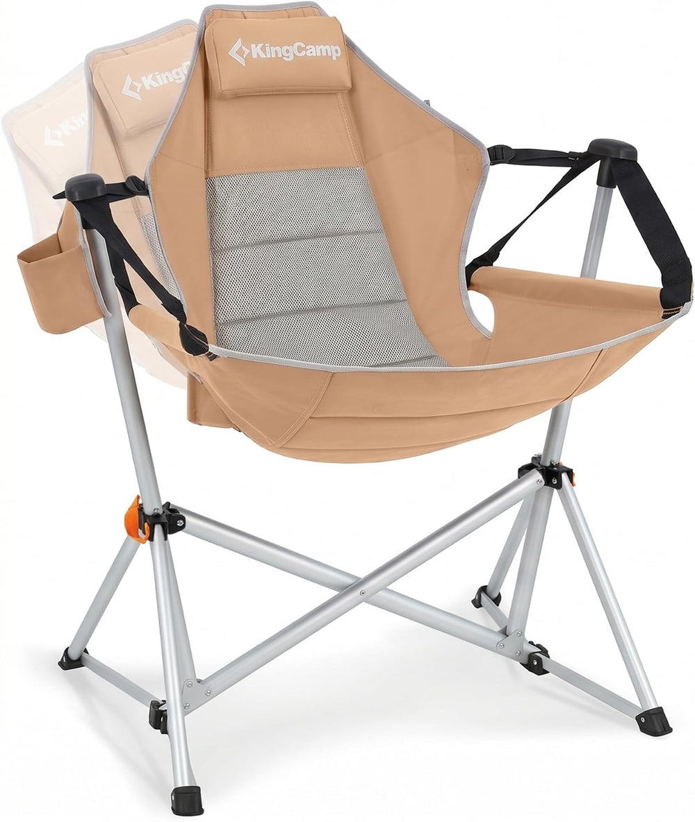KingCamp Hammock Camping Chair, 400lbs Heavy Duty Swing Chairs for Adults