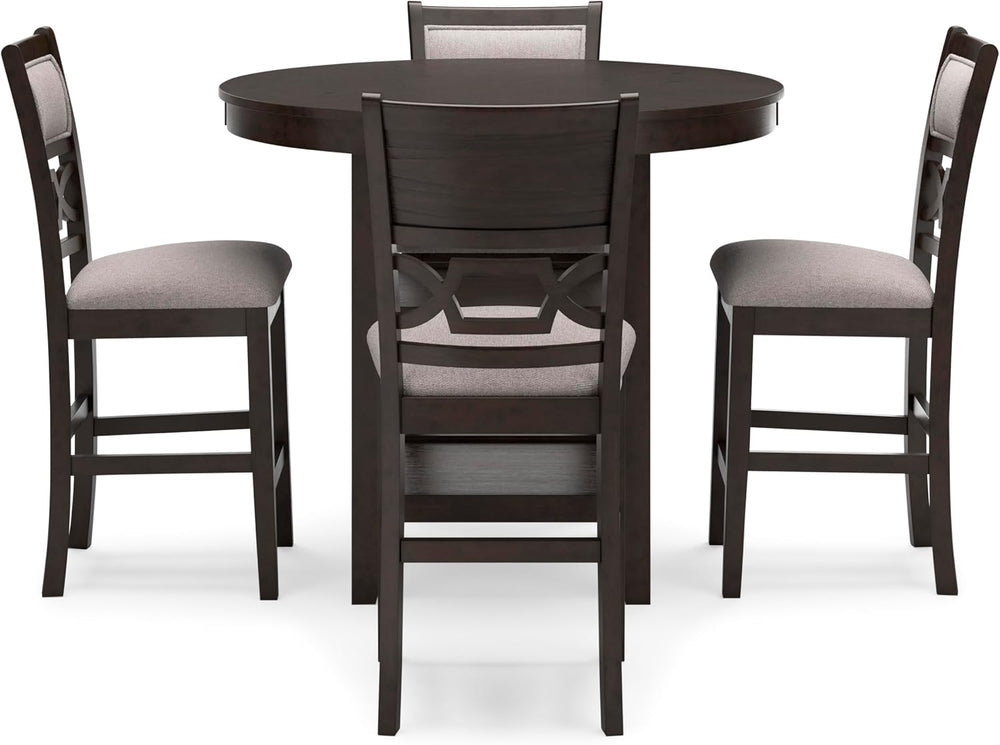 Signature Design by Ashley Round Counter Height Dining Set for 4