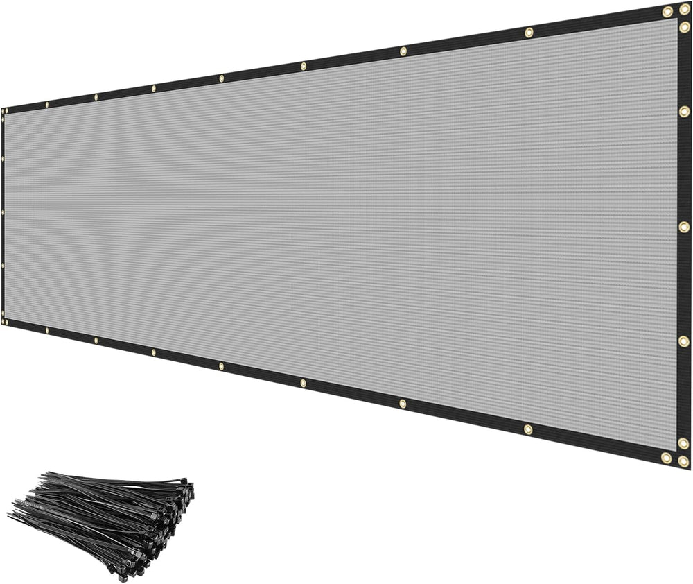 Privacy Fence Screen 6' x 30' Fencing Cover Heavy Duty Mesh Windscree...
