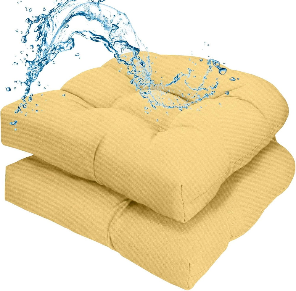 Patio Outdoor Chair Cushions Set of 2 Waterproof 19.5" x 19.5" x5&q...
