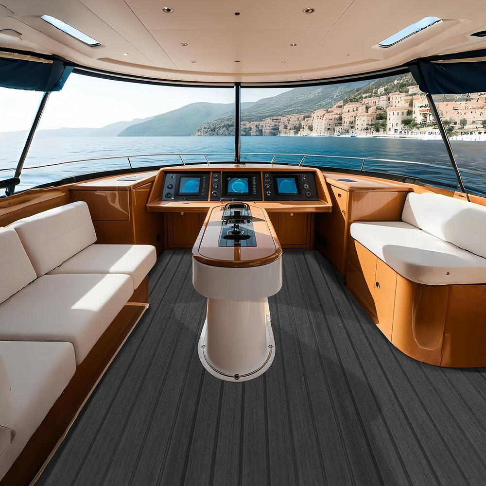 VEVOR Boat Flooring, EVA Foam Boat Decking 94.5" x 17.7", Non-Slip ...