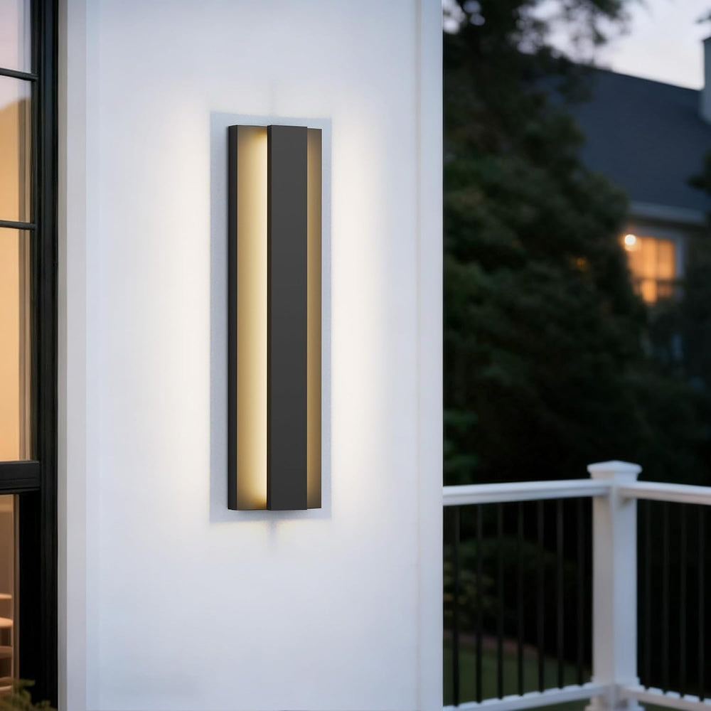LamQee 18.5 Inch Modern Outdoor Wall Lights Exterior Lighting Fixtures, 3000K...