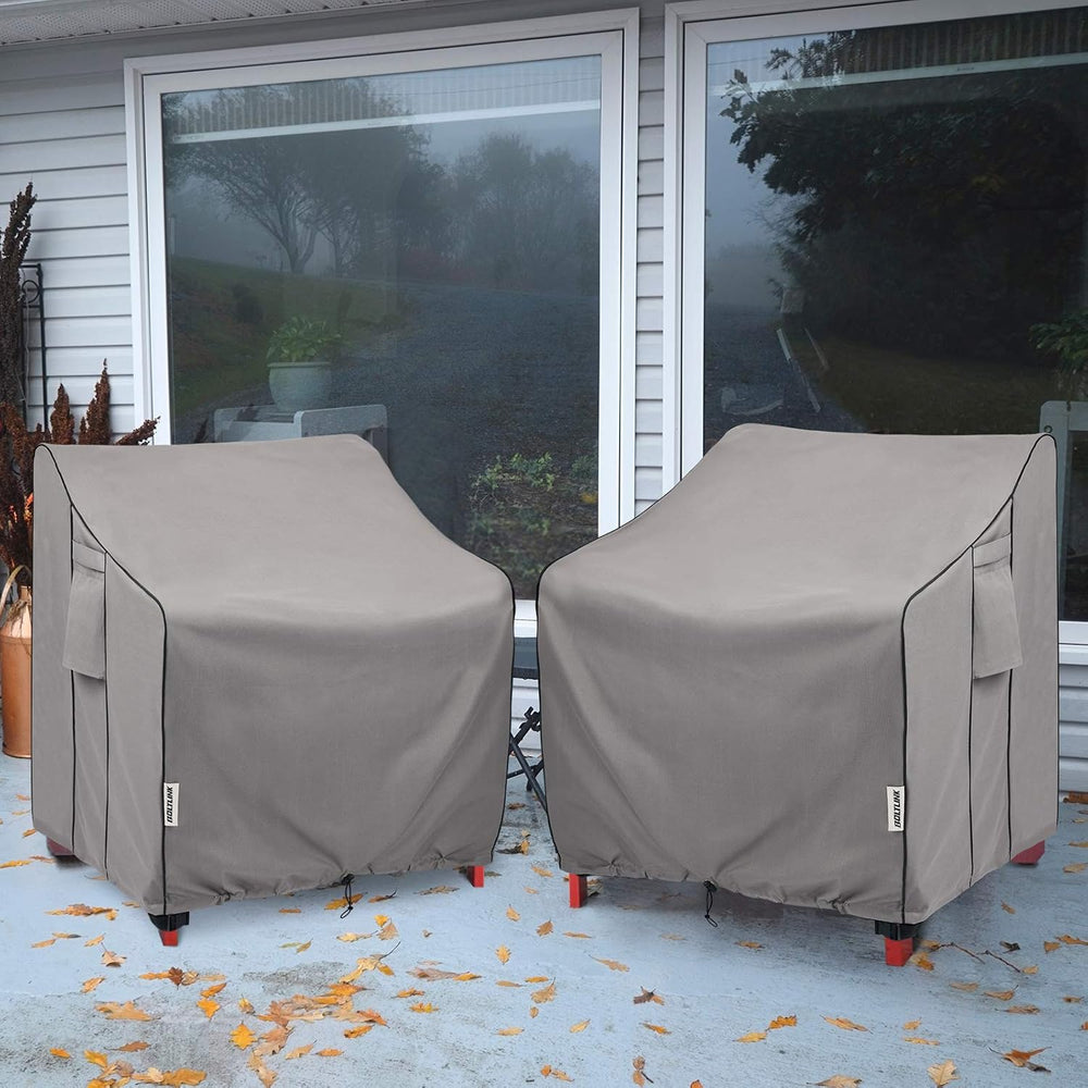 Patio Chair Covers Waterproof, Heavy Duty, 31.5x33.5x36 in, 2 Pack