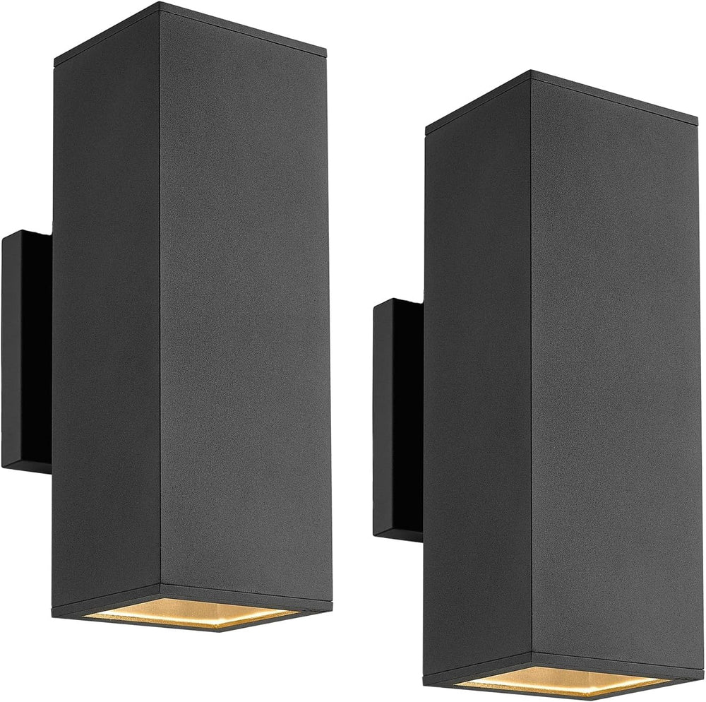 harriet Porch Lights Outdoor Modern - IP64 Waterproof Aluminum and Tempered G...