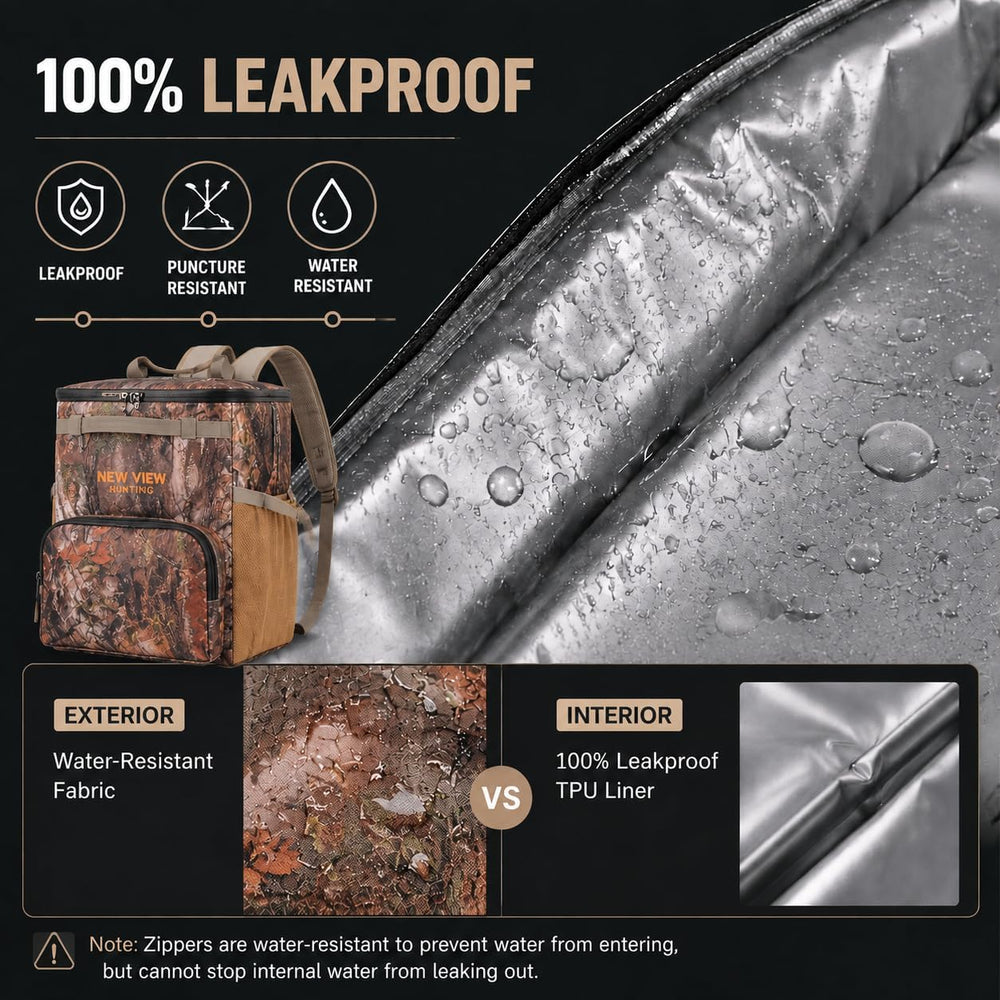 Backpack Cooler, 42 Can 16mm Leakproof Soft Cooler Backpack, Waterproof &...