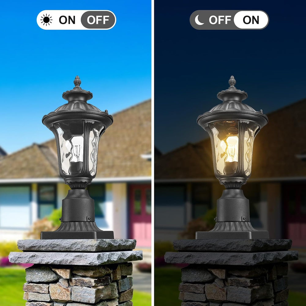 Outdoor Post Lights Fixtures Lamp Post Light Fixture, Pole Lantern Lighting F...