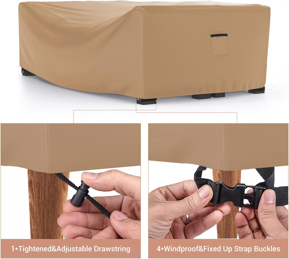 Mrrihand Outdoor Patio Furniture Covers Waterproof 98"Lx78"Wx30&quo...