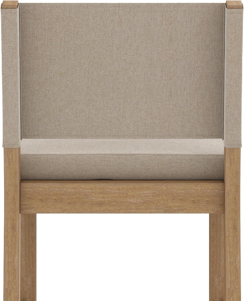 Nathan James Linus Modern Upholstered Counter Height Bar Stool with Back and ...