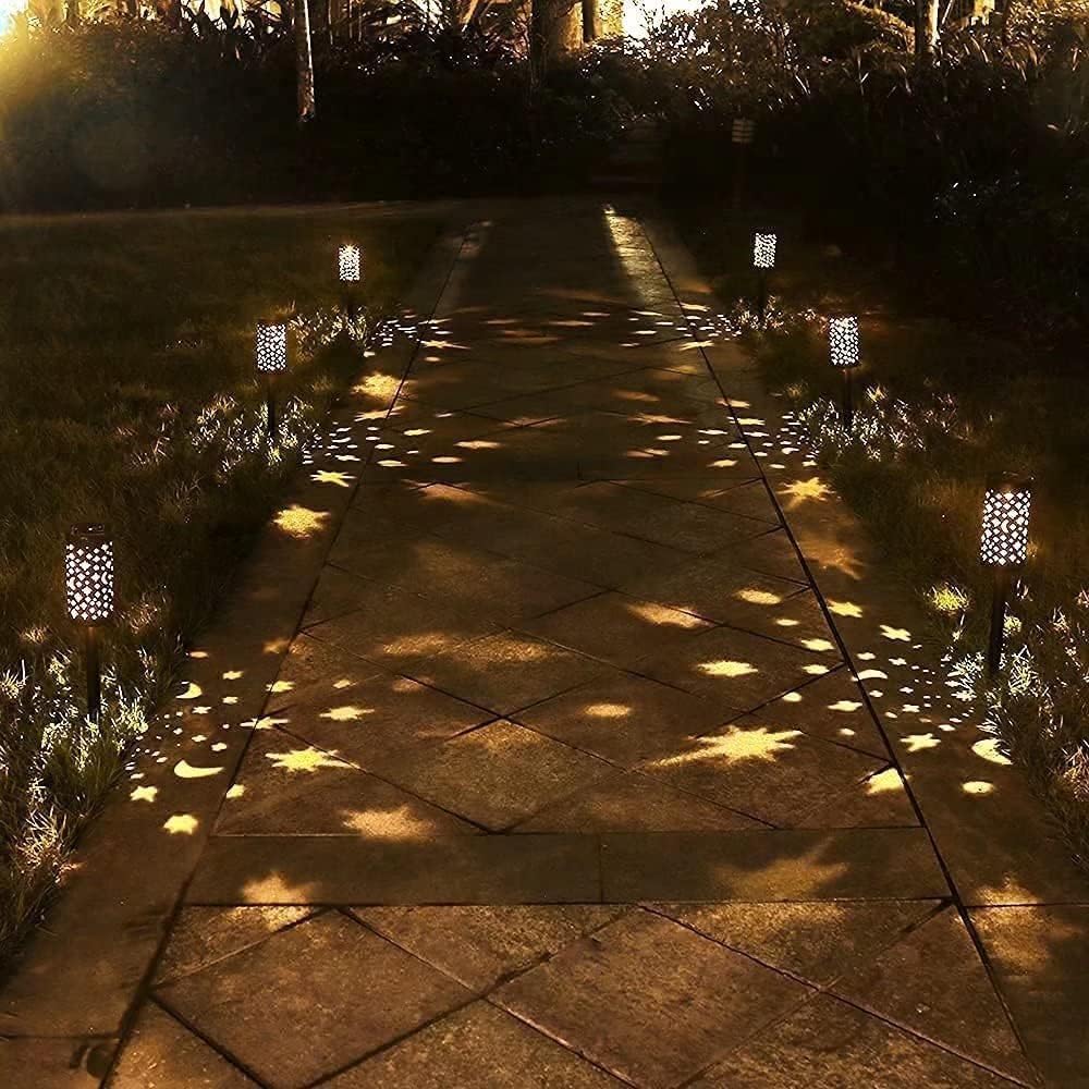 6 Pack Solar Light Outdoor Garden Patio Pathway Landscape Lights Yard Drivewa...