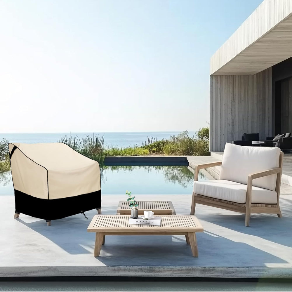 FORSPARK Outdoor Swivel Chair Covers Waterproof, Heavy-Duty Patio Cover